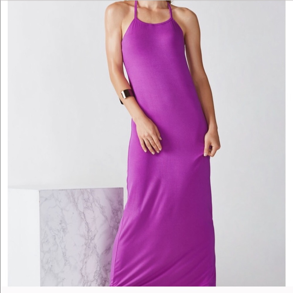 NWT Fabletics Violet Neema Maxi Dress